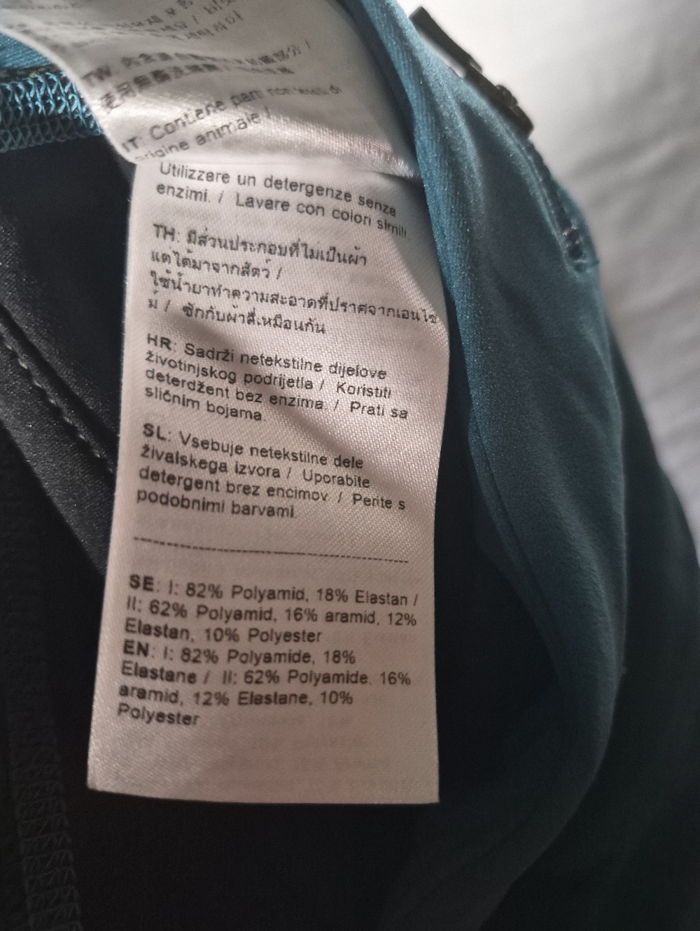 Fjällräven Teal Abisko Trekking Tights Tech Pants Womens Large - Picture 7 of 7